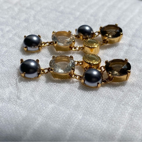 COACH crystal drop earrings - Picture 2 of 7